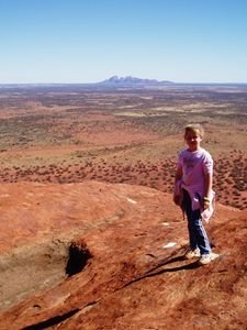 Me on top of Ayers Rock