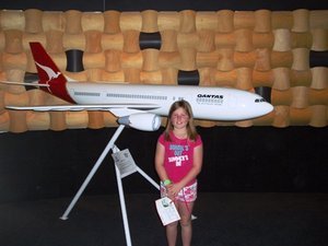 Model Qantas Plane & Me