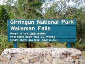 Wallaman Falls Sign