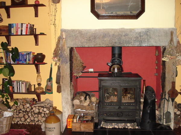 The fire place