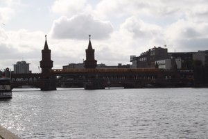 river Spree and Kreuzberg