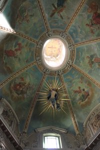 inside the main church on Monte Calvario
