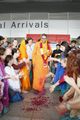 welcoming Paramahamsa Vishwananda at Delhi Airport