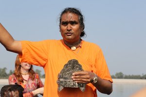 abishekam in the Ganges