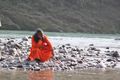 Paramahamsa Vishwananda meditating at the Ganges