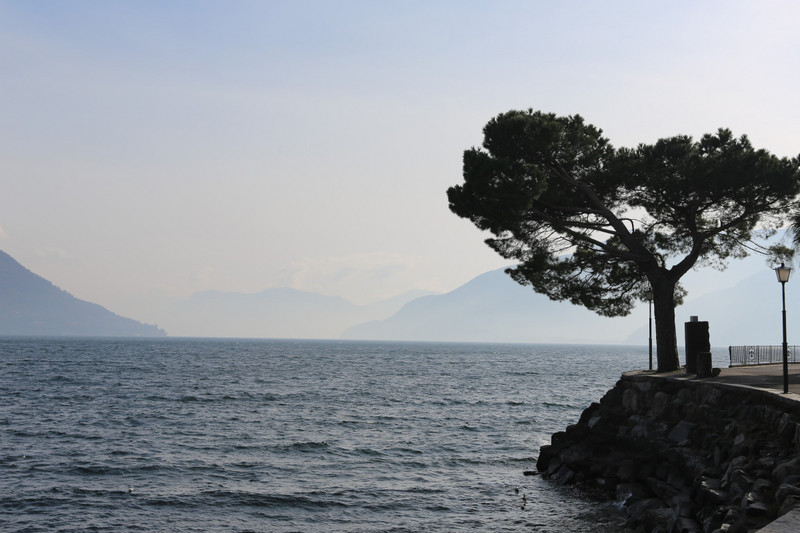 Lago Maggiore in winter - on our way to Alagna Valsesia