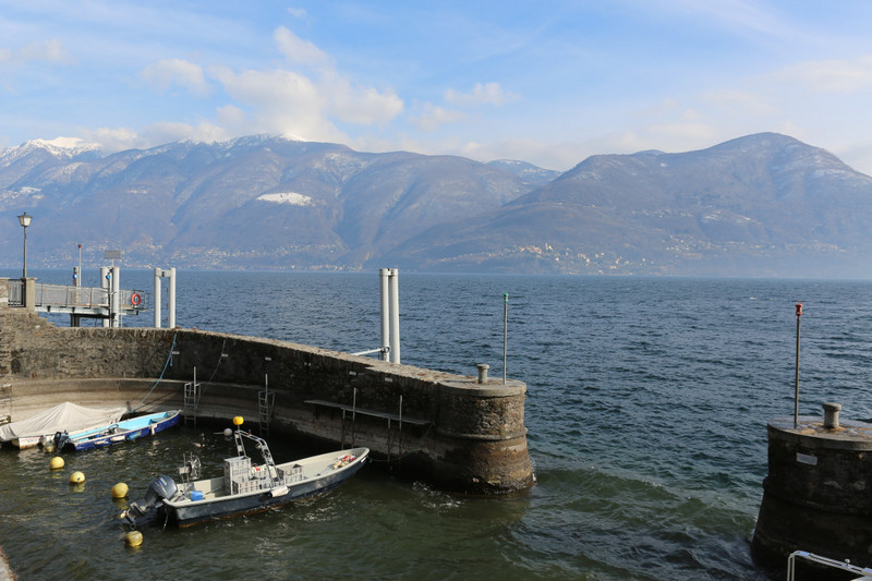 Lago Maggiore in winter - on our way to Alagna Valsesia