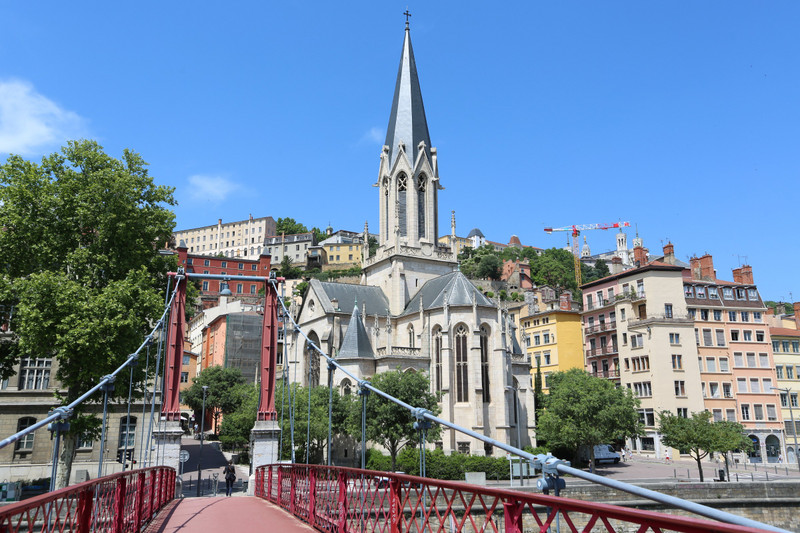 L'église Saint Georges and old Lyon 