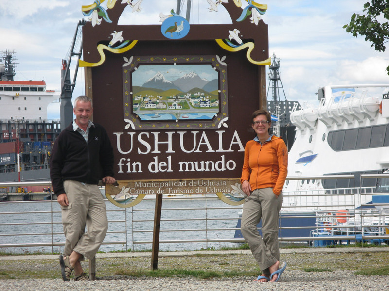 the end of South America, Ushuaia in Argentina