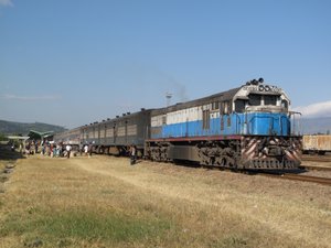 the Tazara train in Mbeya, Tansania