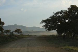 landscape started changing when entering Kwazulu Natal