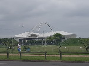 the soccer stadium of the FIFA world cup 2010 constructed by a german architect