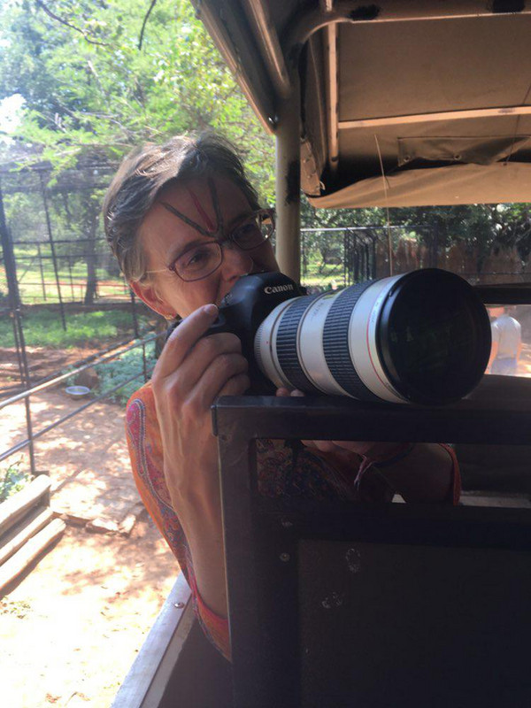 me in action during the safari with Paramahamsa Vishwananda at Ann van Dyk Cheetah Reserve