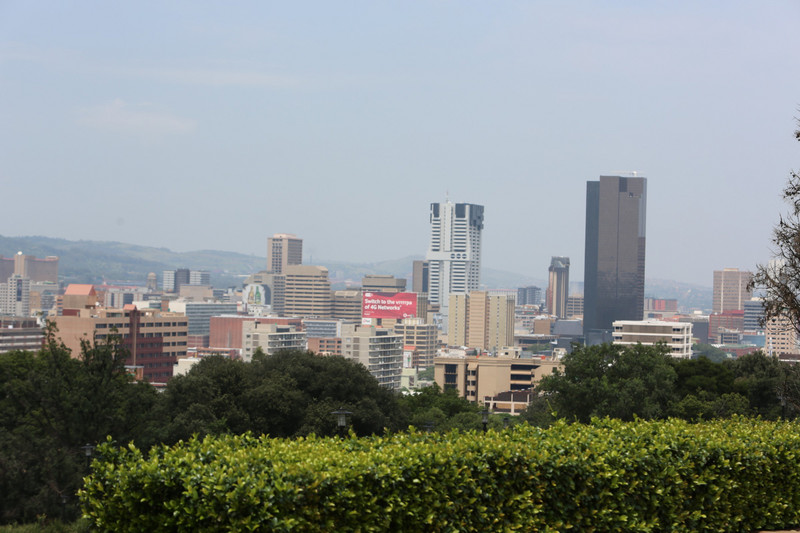 view from the Union Buildings over Pretoria