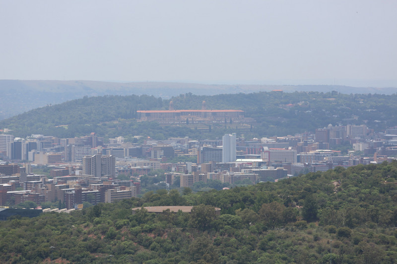 view over Pretoria from the Voortrekker Monument