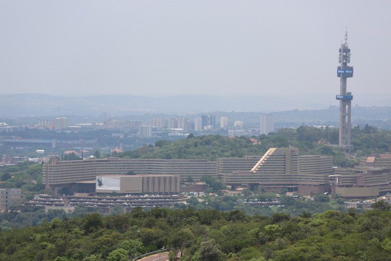 the University of South Africa seen from the Voortrekker Monument