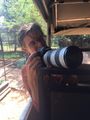 me in action during the safari with Paramahamsa Vishwananda at Ann van Dyk Cheetah Reserve