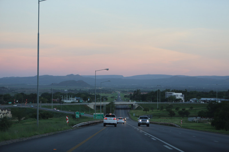 on the road back to Rustenburg
