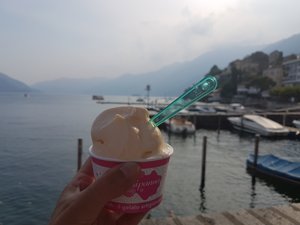 ice cream in Ascona