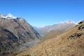 hiking down from Gornergrat to Zermatt