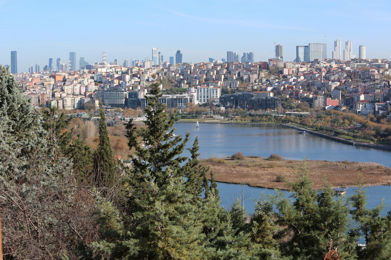 view from the Pierre Loti Hill in Eyüp