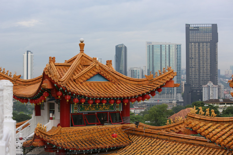 view from the Thean Hou Temple over KL