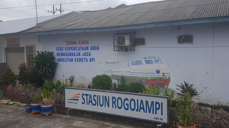 train station in the mountains of East Java