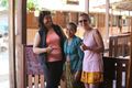 Lulu and me with the "batik boss" - she was so sweet