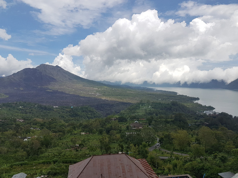 Mount Batur as seen from Kintamani