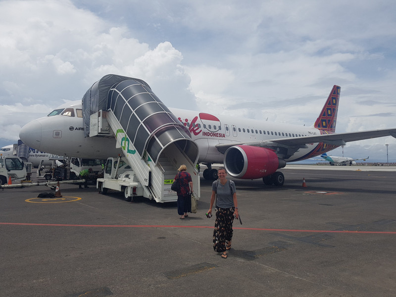 Batik Air took us from Bali to Labuanbajo