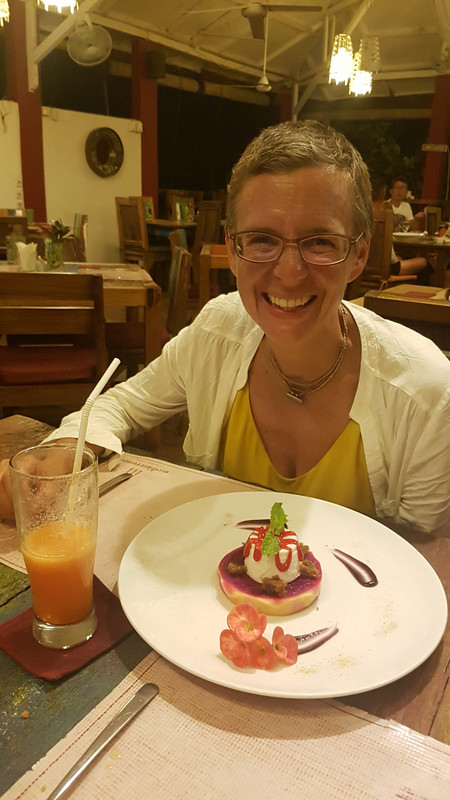 with a vegan panna cotta we ended our time in Labuanbajo