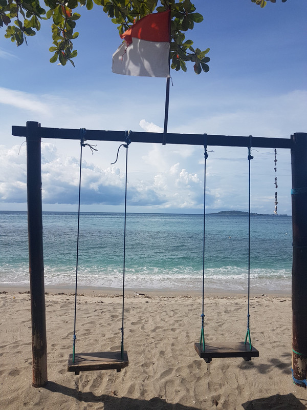 the tropical paradies on Lombok: Pantai Pandanan