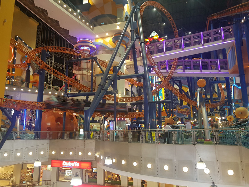 Berjaya Mall - yes, there truely is a rollercoaster inside the mall