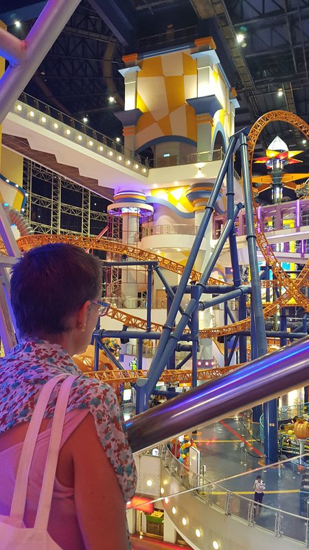 Berjaya Mall - yes, there truely is a rollercoaster inside the mall