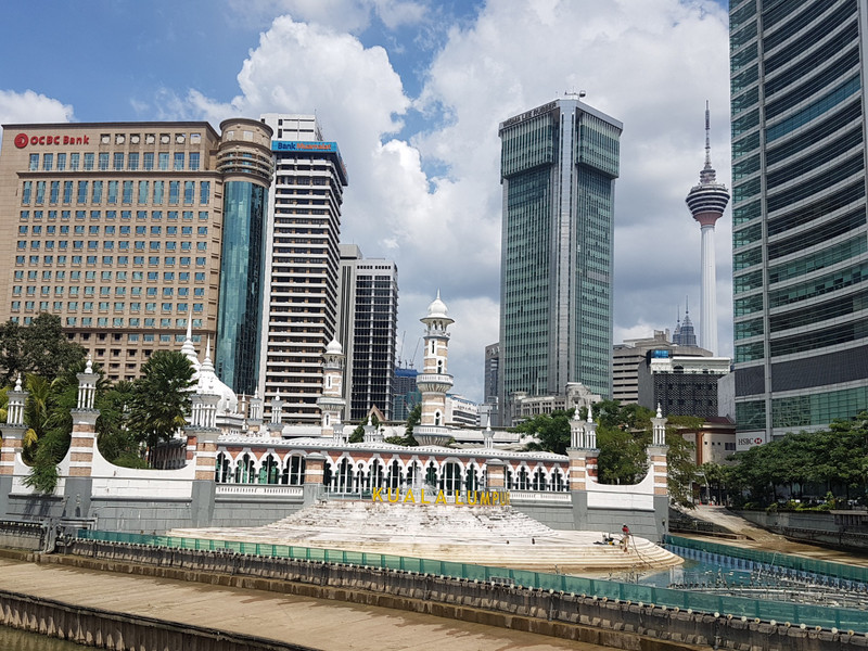 Masjid Jamek and the Klang River