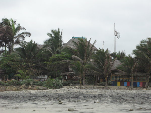 Unser Hostal Bambu direkt am Strand