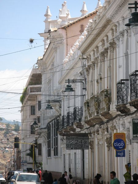 Strasse in Sucre