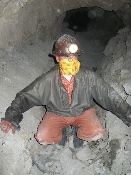 Markus in der Mine