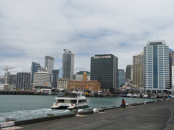 Die Harbourfront von Auckland