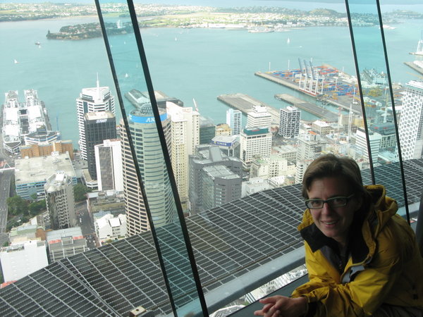 Wir waren ganz oben auf dem Sky Tower mit sensationellem Rundblick!