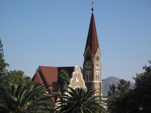 Die deutsche Kirche in Windhoek, quasi das Wahrzeichen