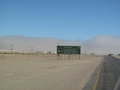 diese Nebelwand empfing uns 1 km vor Swakopmund