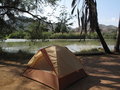 unser Camp an den Epupa Falls