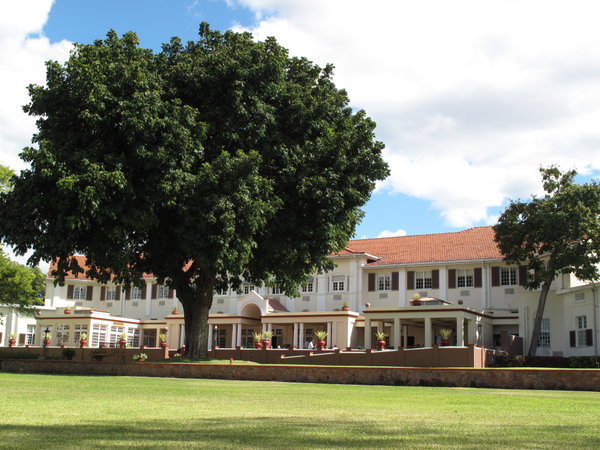 Das dekadente Hotel in Victoria Falls