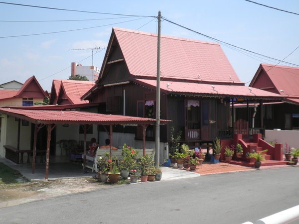 ursprüngliches Malay-Haus in Kampung Morten