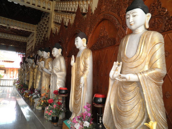 im burmesischen Buddha Tempel