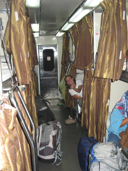 unser Schlafwagen im Langkawi Express