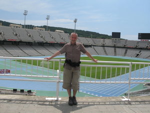 in the Olympic Stadium