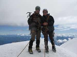 us on top of Weissmies at 4.017m