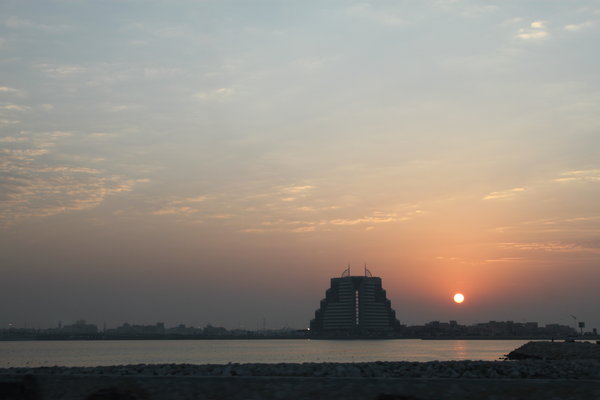 sunrise in Manama
